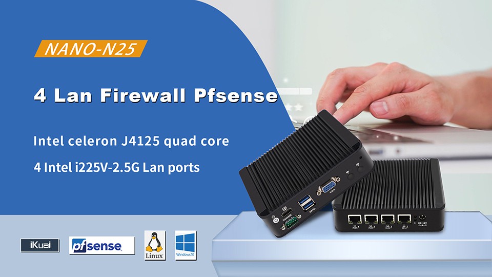 J4125 Pfsense mini pc