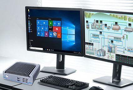 איך מחשב תעשייתי משלים תצוגה מרובה מסך?