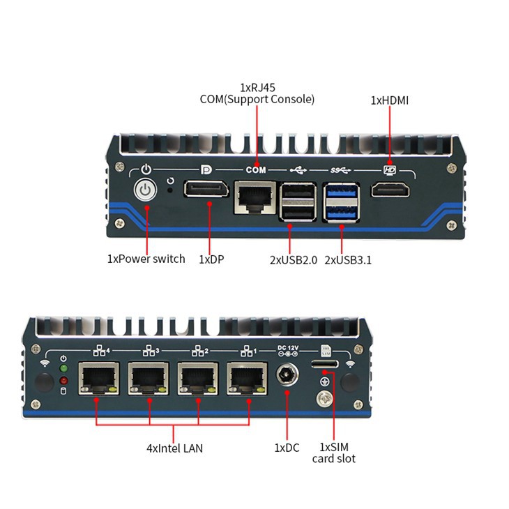 J6412 Pfsense Firewall Router