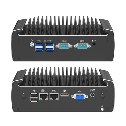 Dual COM RS232/485 Mini Computer Edge Computing Gateway